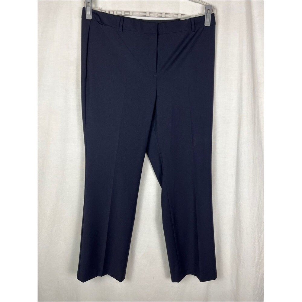NWT Talbots Seasonless Wool Barely Boot Navy Blue Slacks